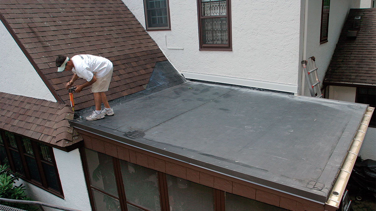 Black And White EPDM Roof Systems — commercial roofing
