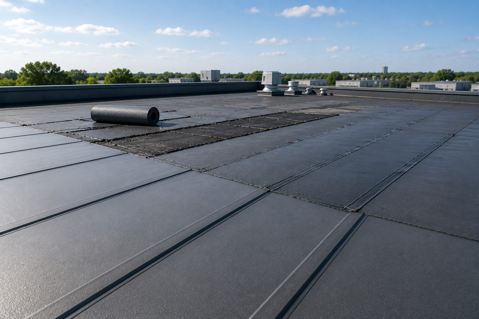 EPDM Black — commercial roofing